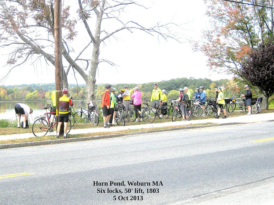 Riders at Horn Pond - Oct 2013