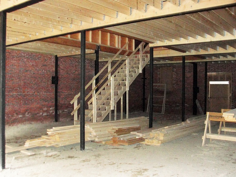 Museum ground floor w/2nd floor stairs