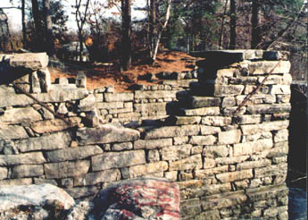 View through Shawsheen Aqueduct abutments