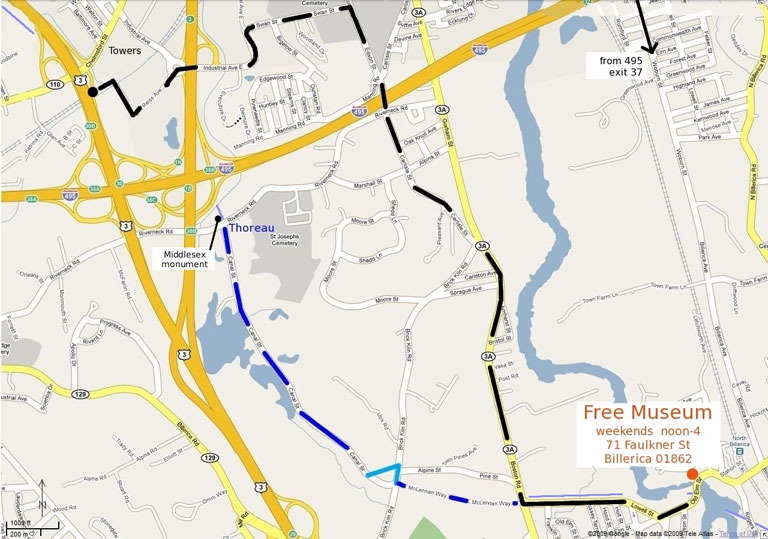 March 2010 Walk Map