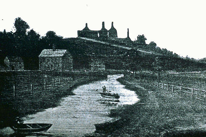 Convent Ruins relative to the Middlesex Canal