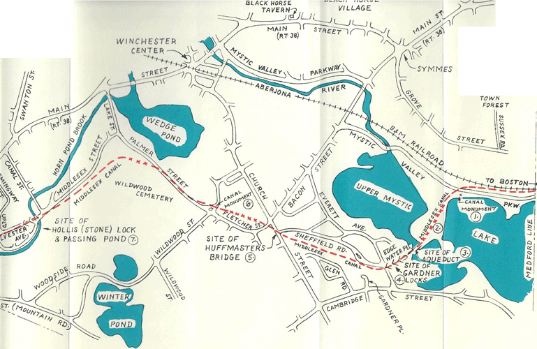 Winchester Center map