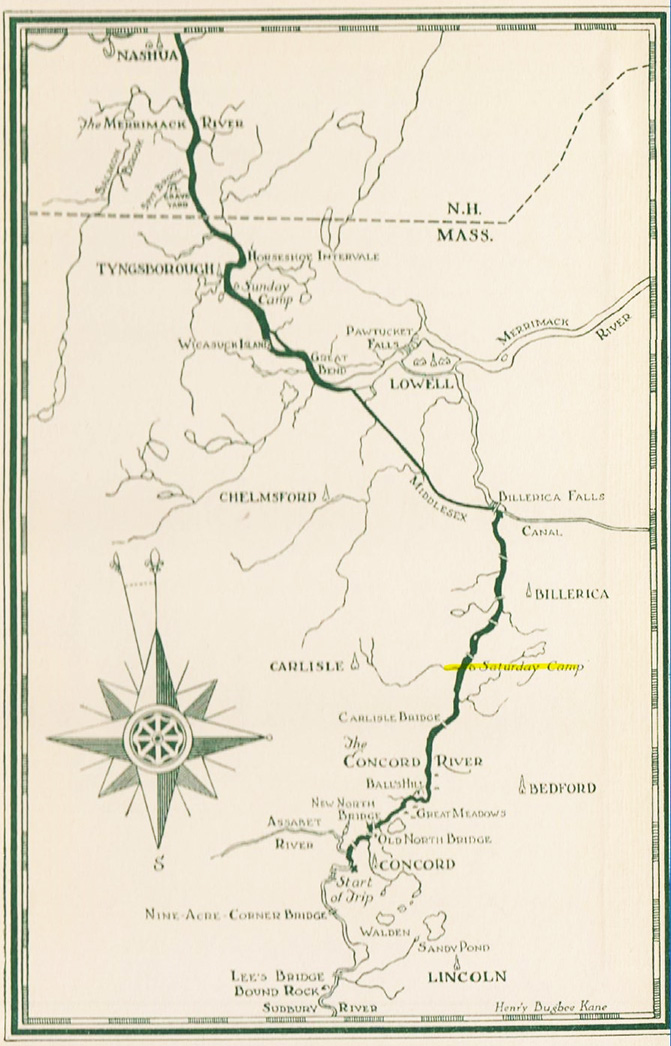 1954 Map by Henry Dugbee Kane