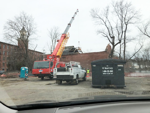 ¾ of the Roof has been removed as of January 9, 2020. Courtesy Betty M. Bigwood