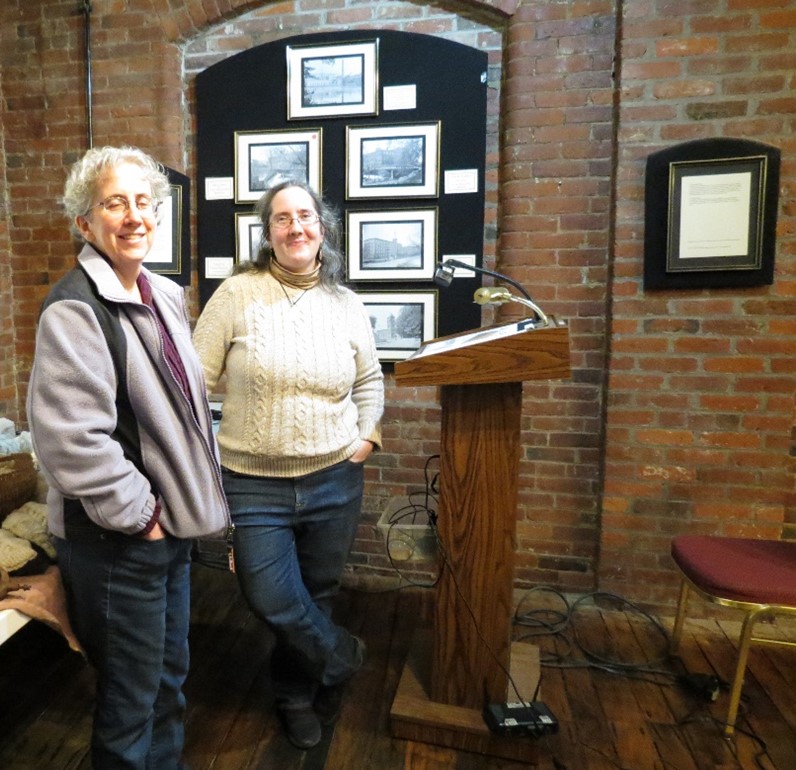 Kelly Diffin (left) and Zoë Lawson, MCA speaker