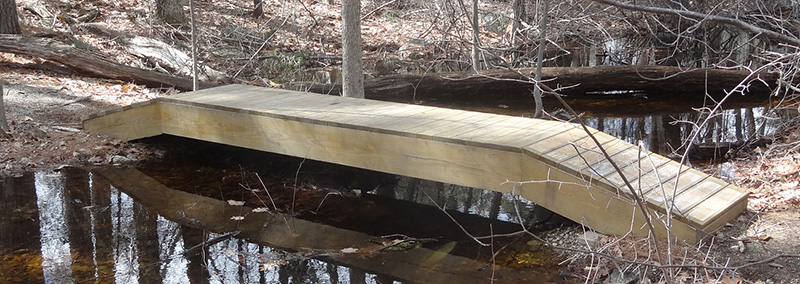 It would have been nice if we had a bridge like this at the aqueduct!