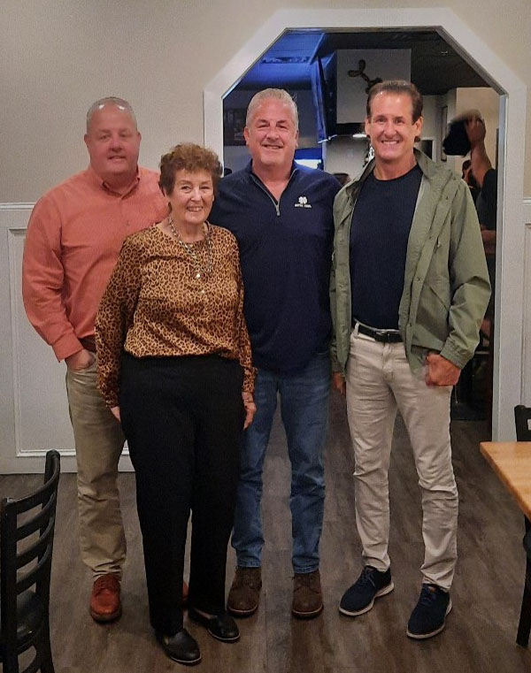 Shayne Reardon and her three sons, Dan, Chris and Sean