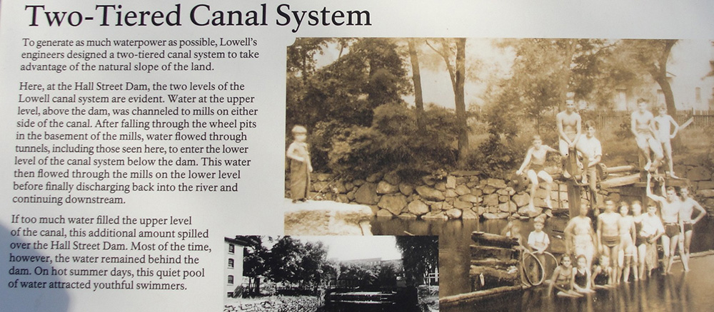 The interpretive panel on the two-tiered system ignored the locks.