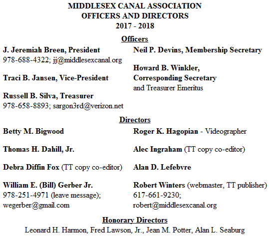Officers & Directors: 2017-2018